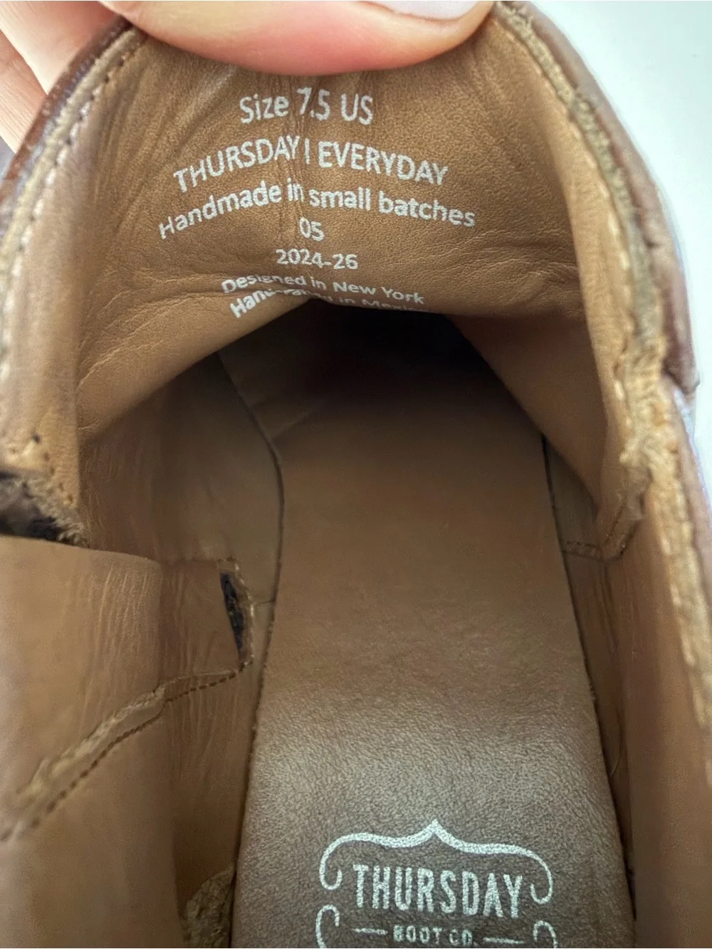 Thursday Boot Company Downtown Bootie Amaretto Brown Leather Ankle Boots